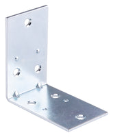 Prosource BH-6033L Corner Brace, 2-1/2 in L, 2-1/2 in W, 2-1/2 in H, Steel, Zinc-Plated, 2 mm Thick Material